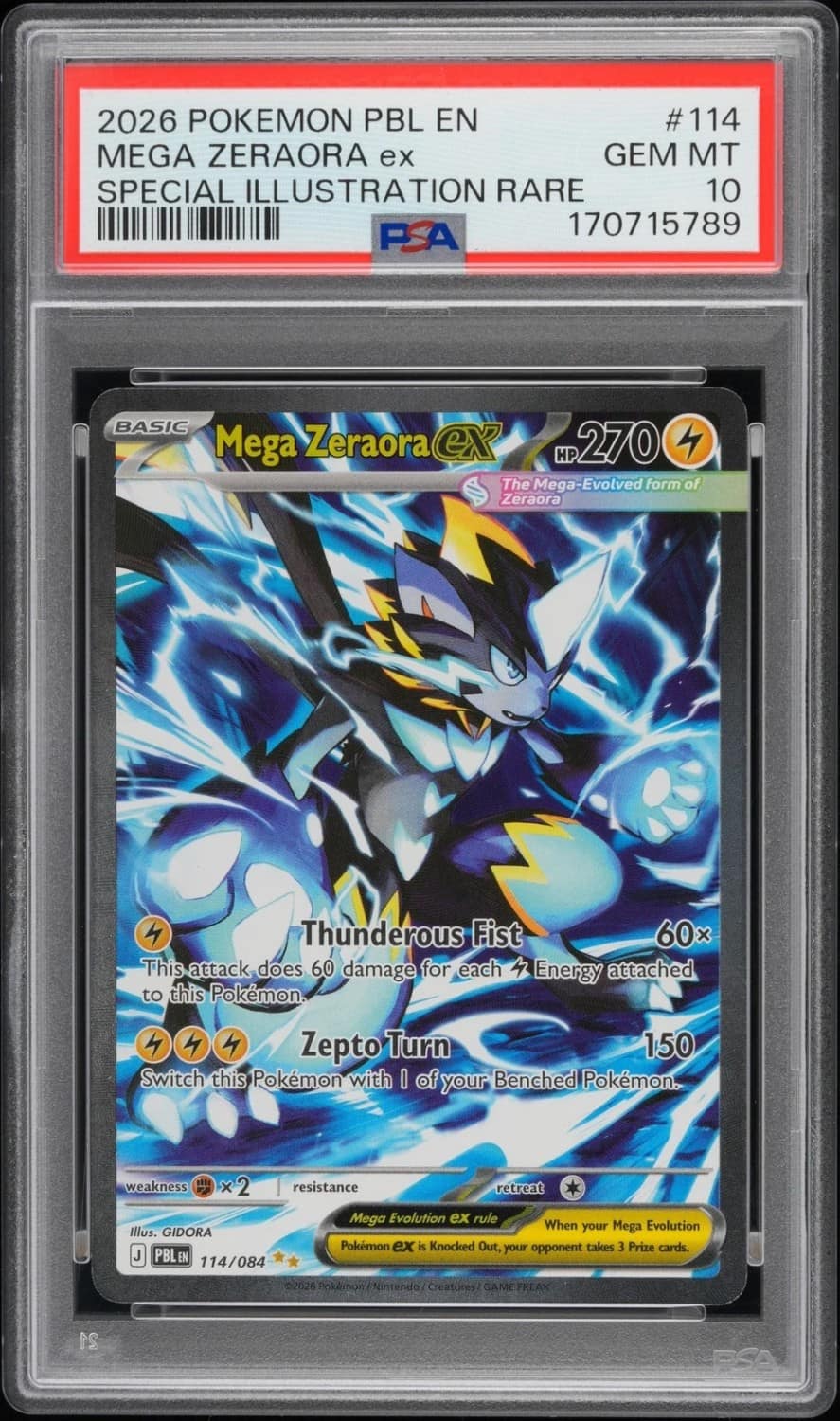 Mega Zeraora Ex
