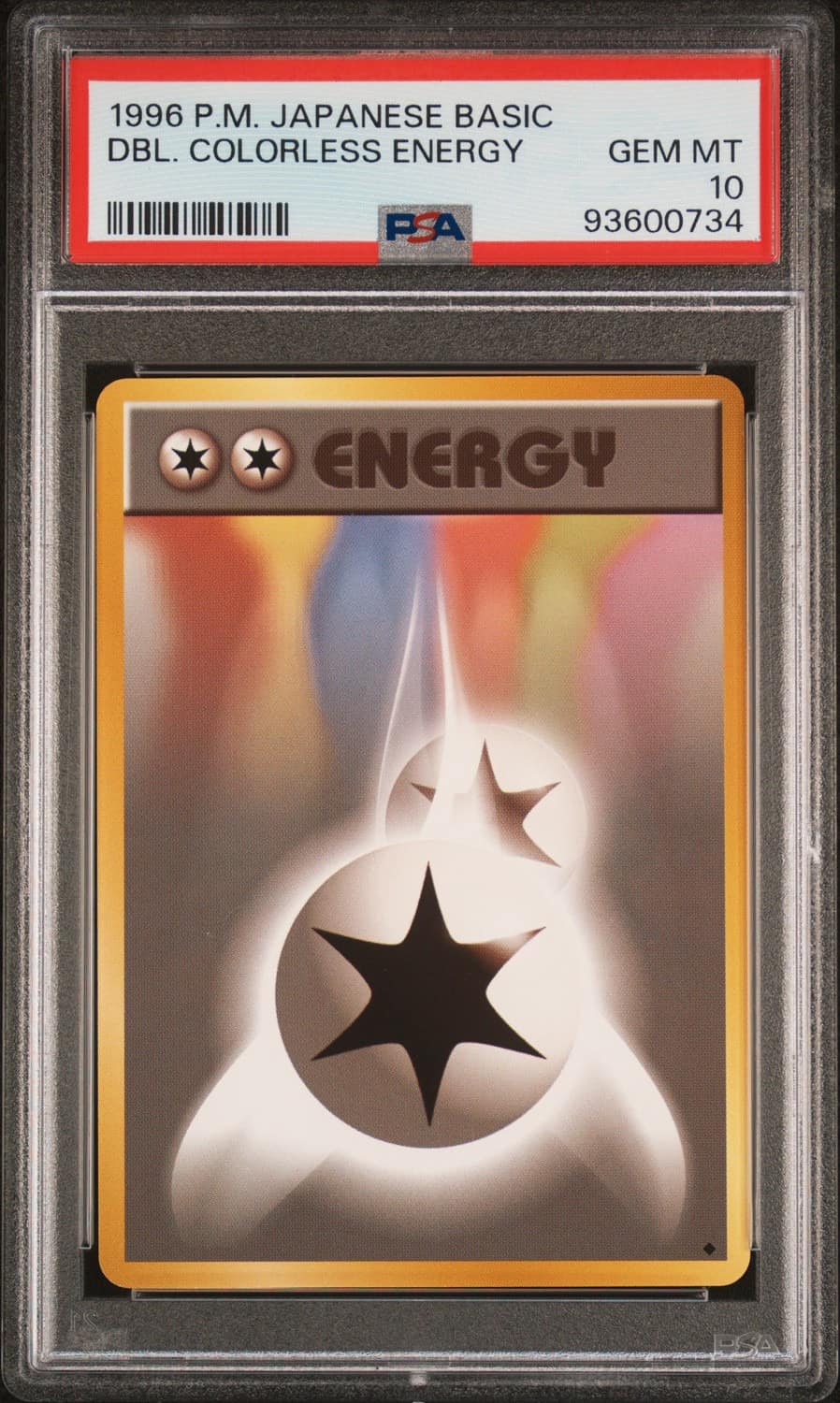 Double Colorless Energy
