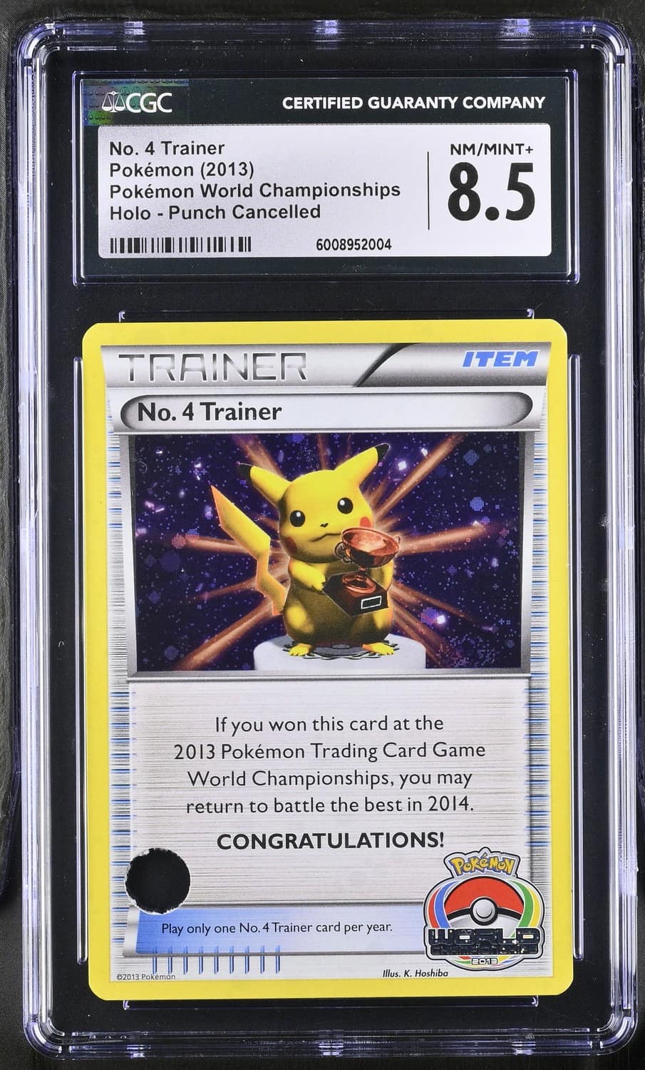 No. 4 Trainer