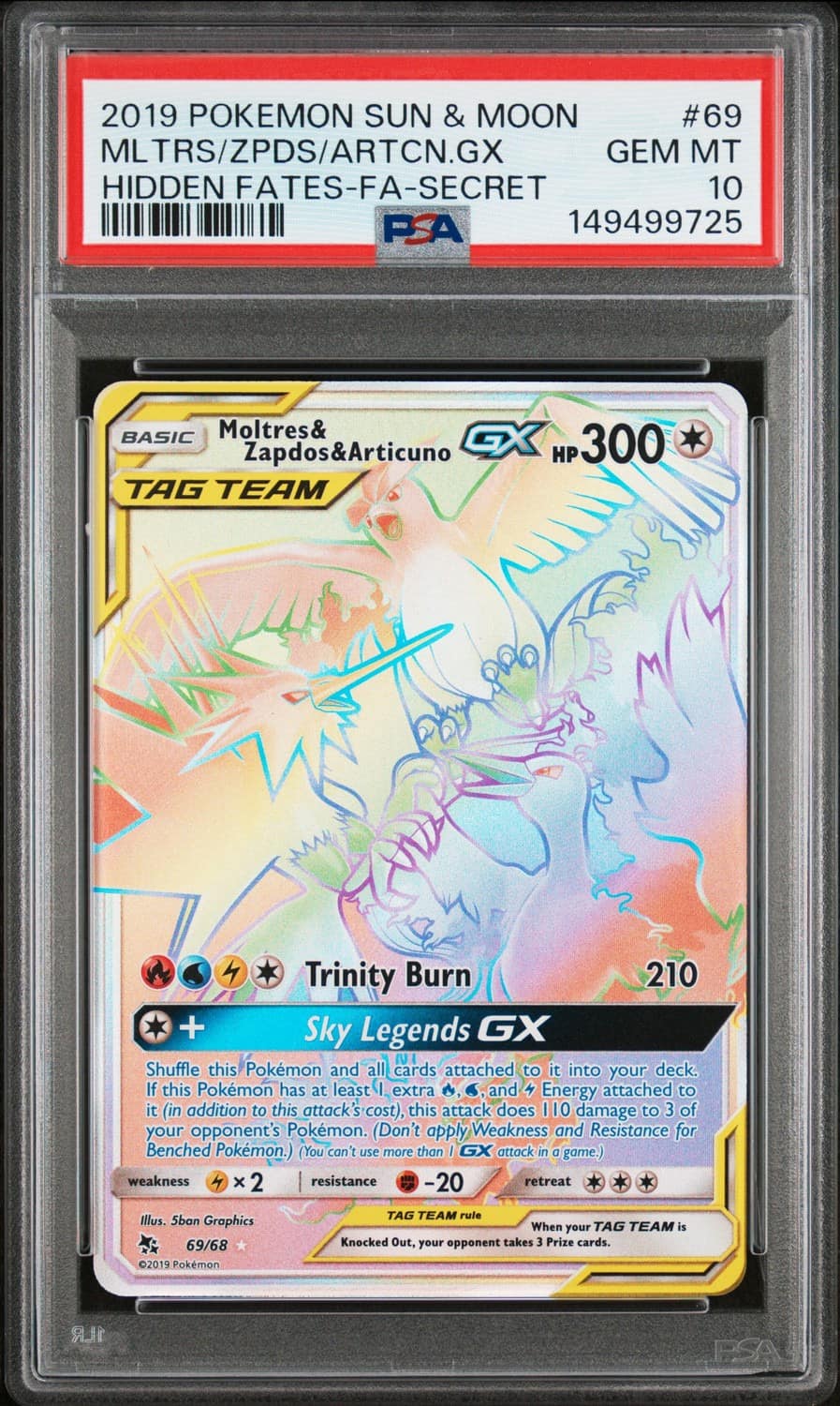Moltres & Zapdos & Articuno Gx