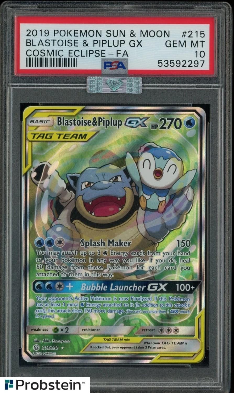 Blastoise & Piplup Gx