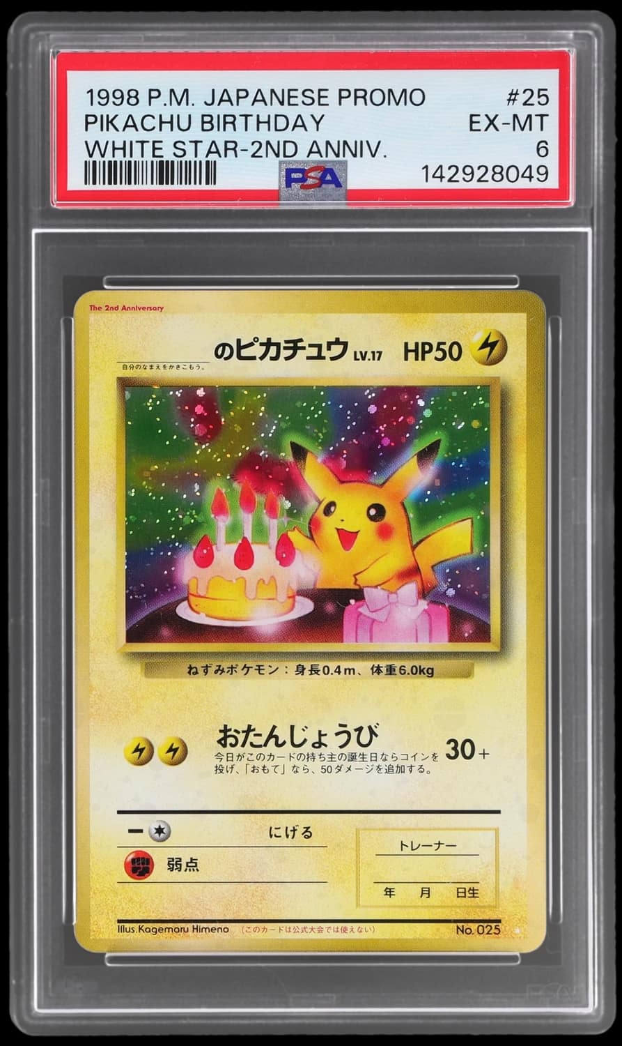 Pikachu Birthday