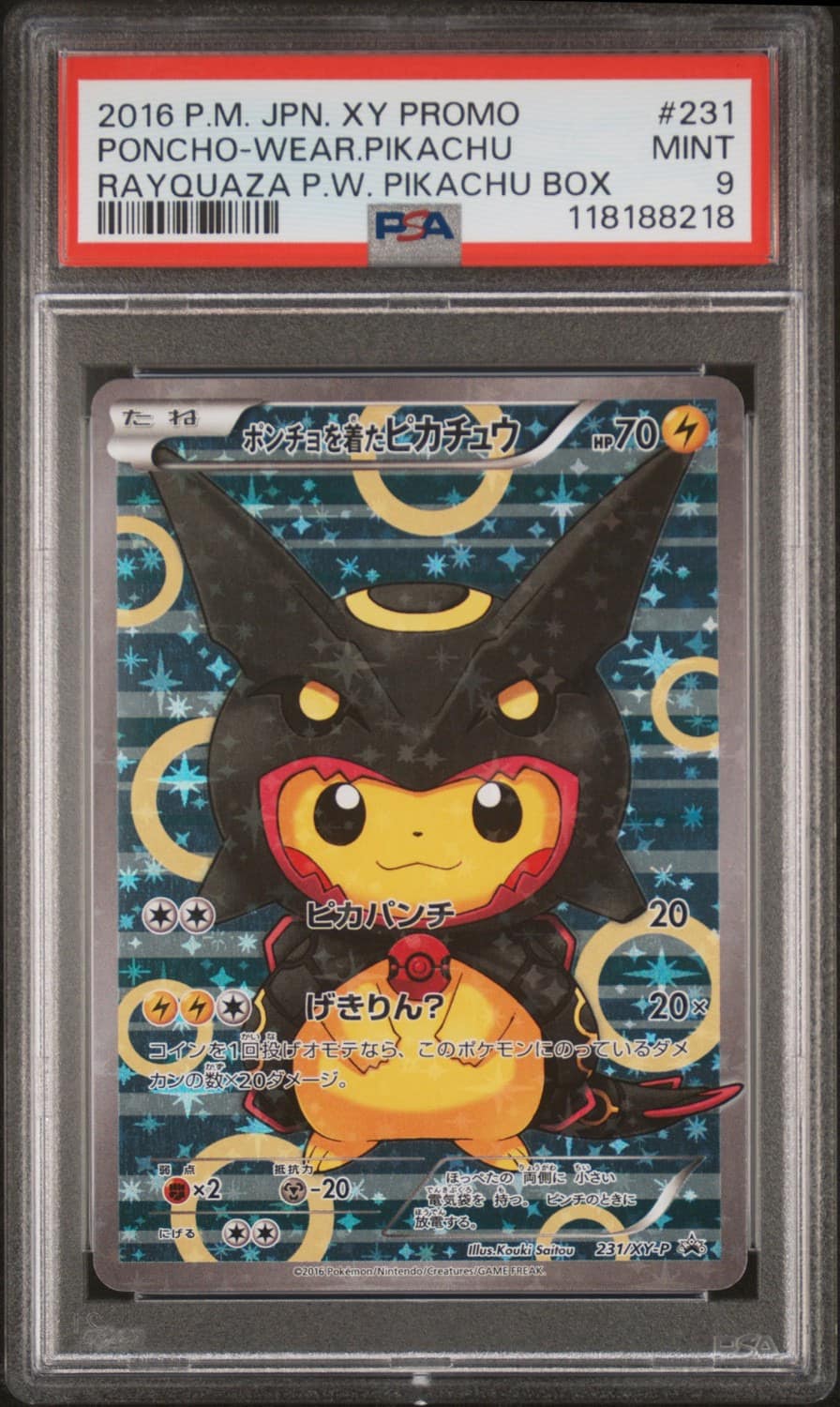 Poncho-Wearing Pikachu