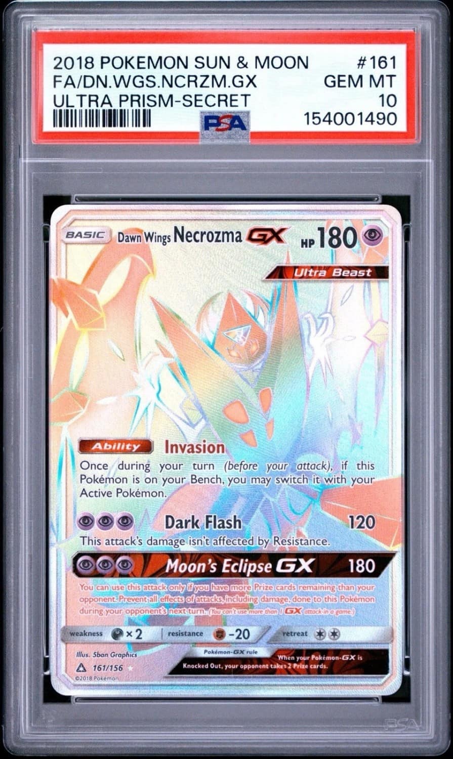 Dawn Wings Necrozma Gx