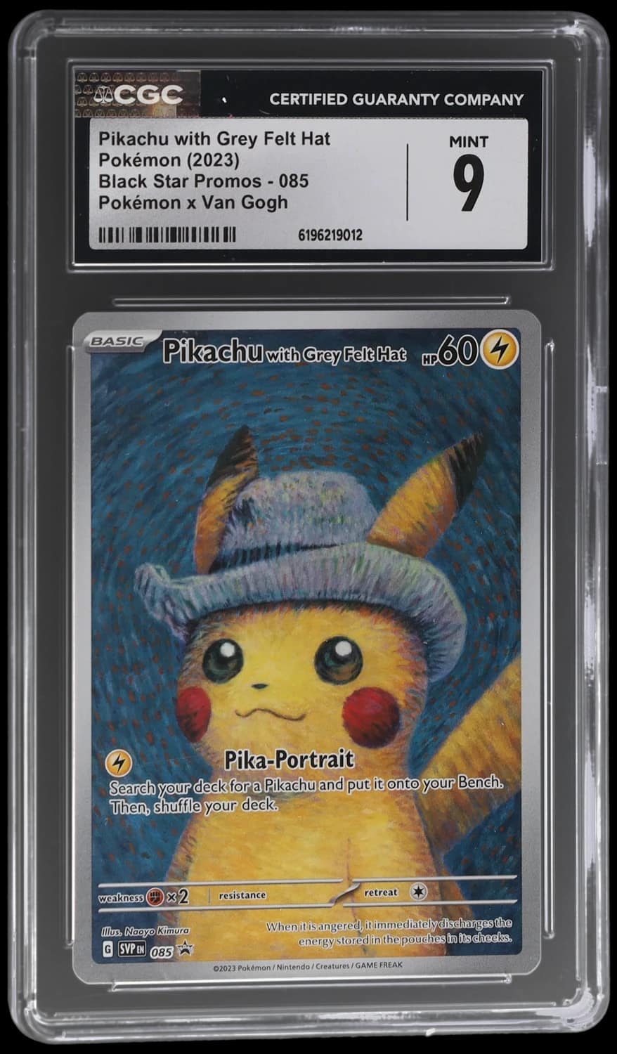 Pikachu/grey Felt Hat