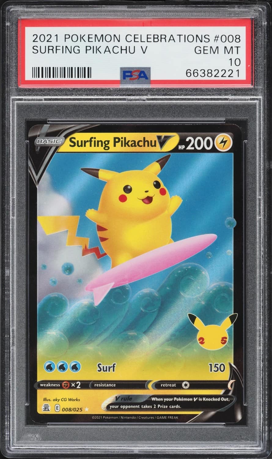 Surfing Pikachu V