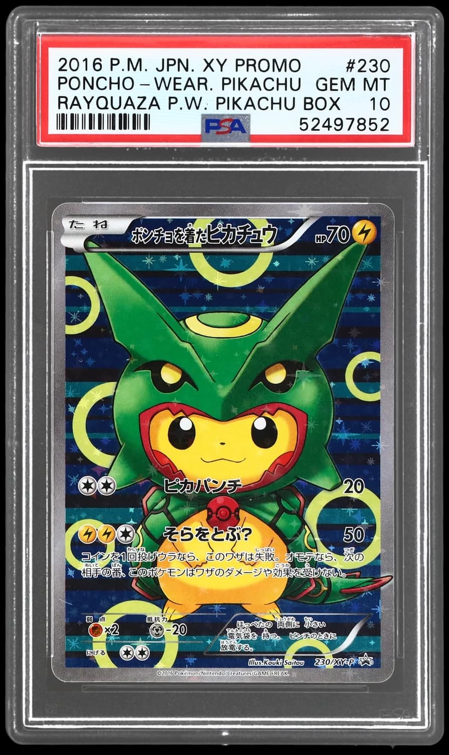Poncho-Wearing Pikachu