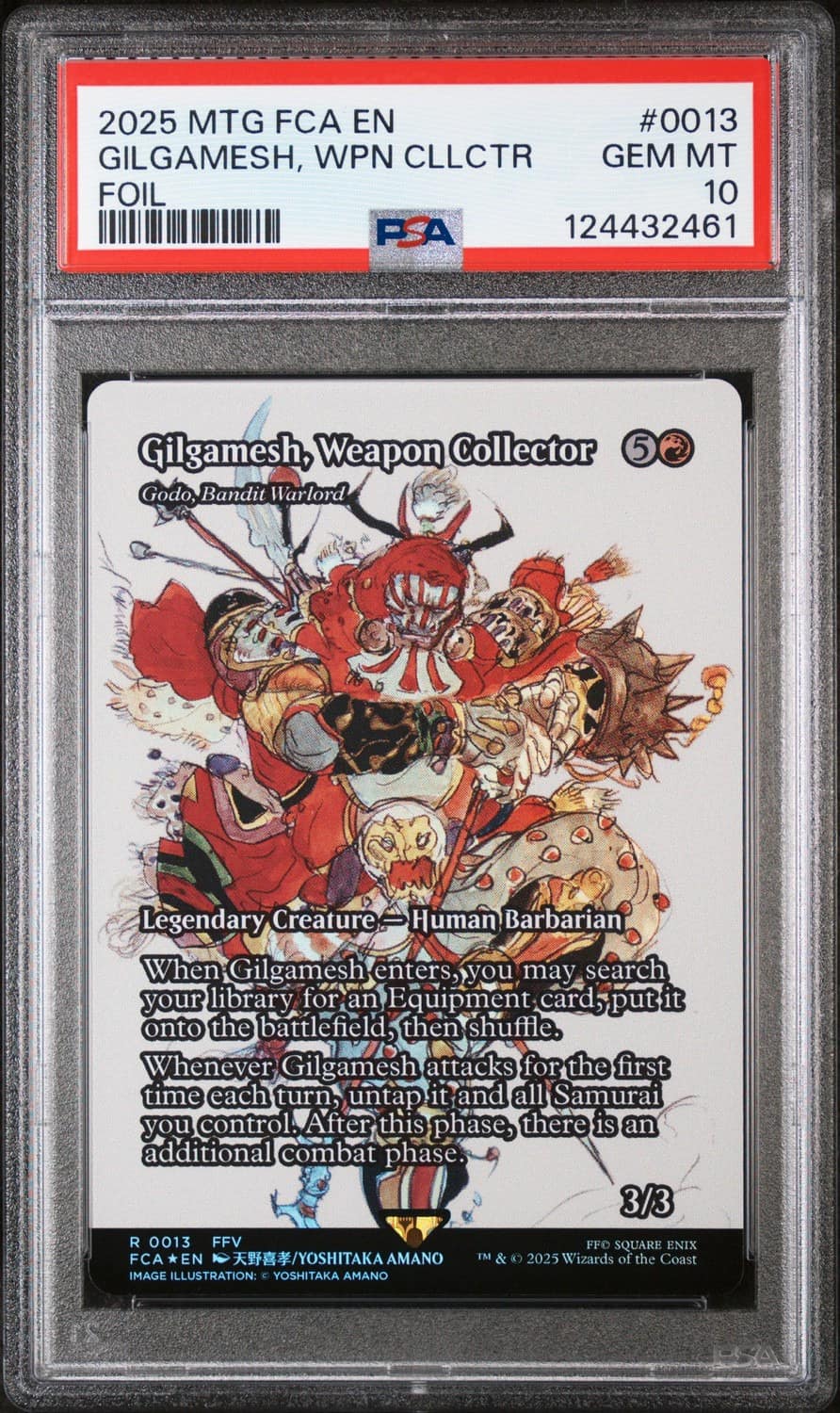 Gilgamesh, Weapon Collector