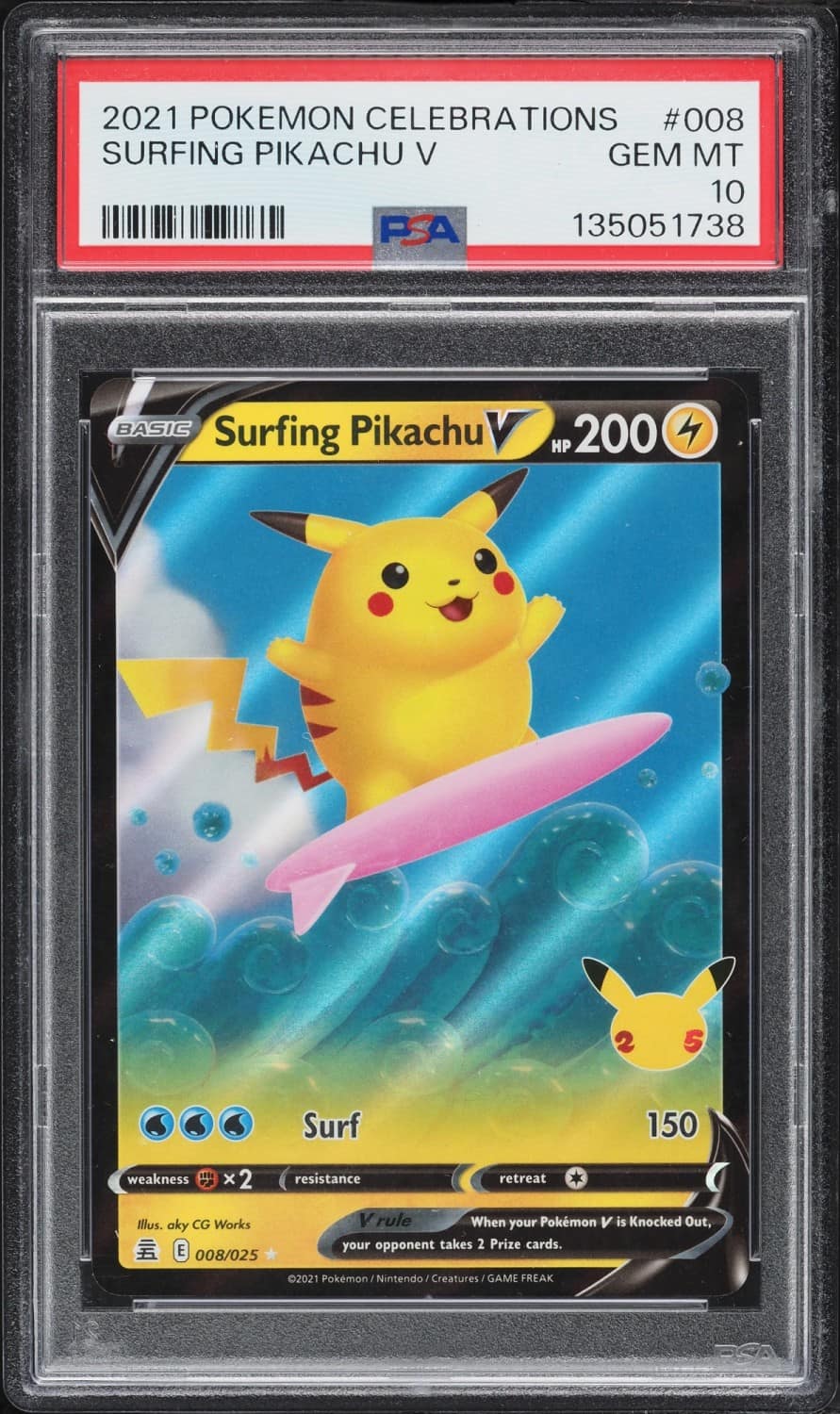 Surfing Pikachu V