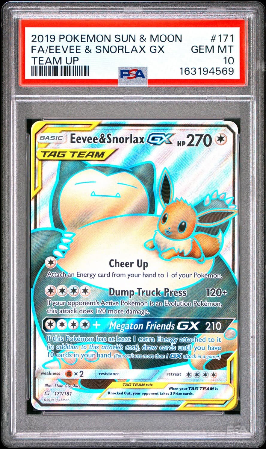 Eevee & Snorlax Gx