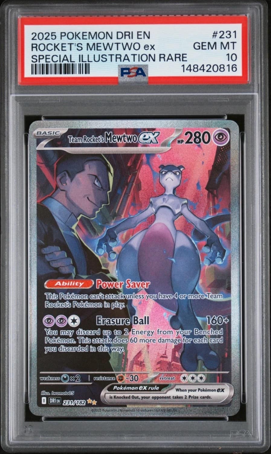 Rocket'S Mewtwo Ex
