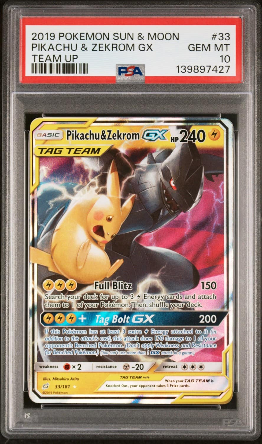 Pikachu & Zekrom Gx