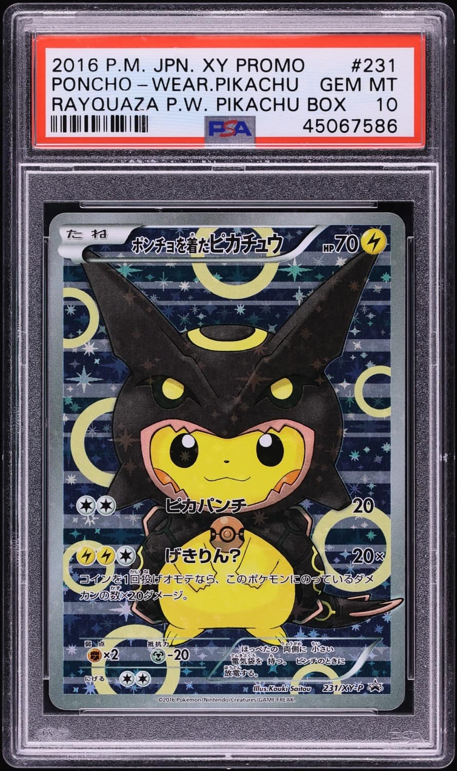 Poncho-Wearing Pikachu