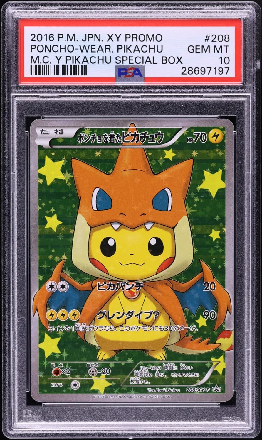 Poncho-Wearing Pikachu