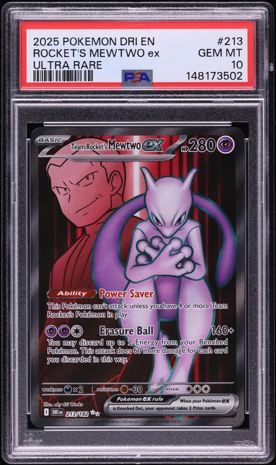 Rocket'S Mewtwo Ex