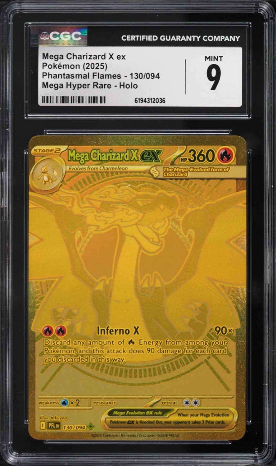 Mega Charizard X Ex