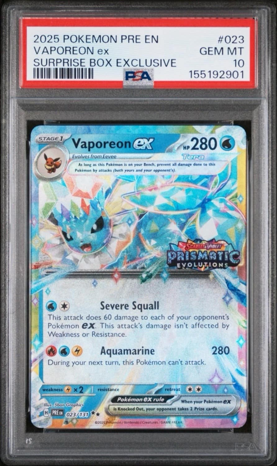 Vaporeon Ex