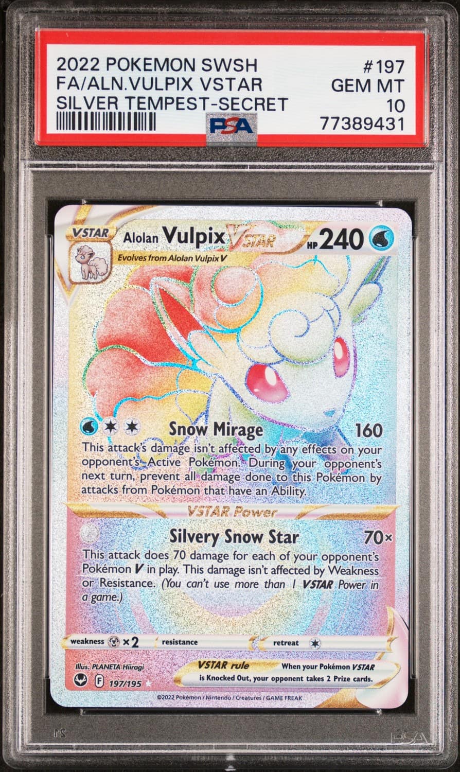 Alolan Vulpix Vstar