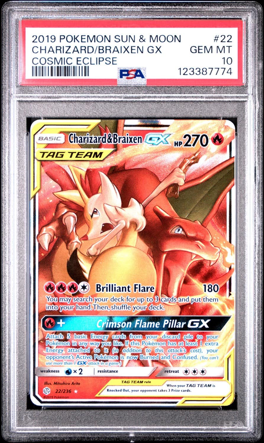 Charizard/braixen Gx