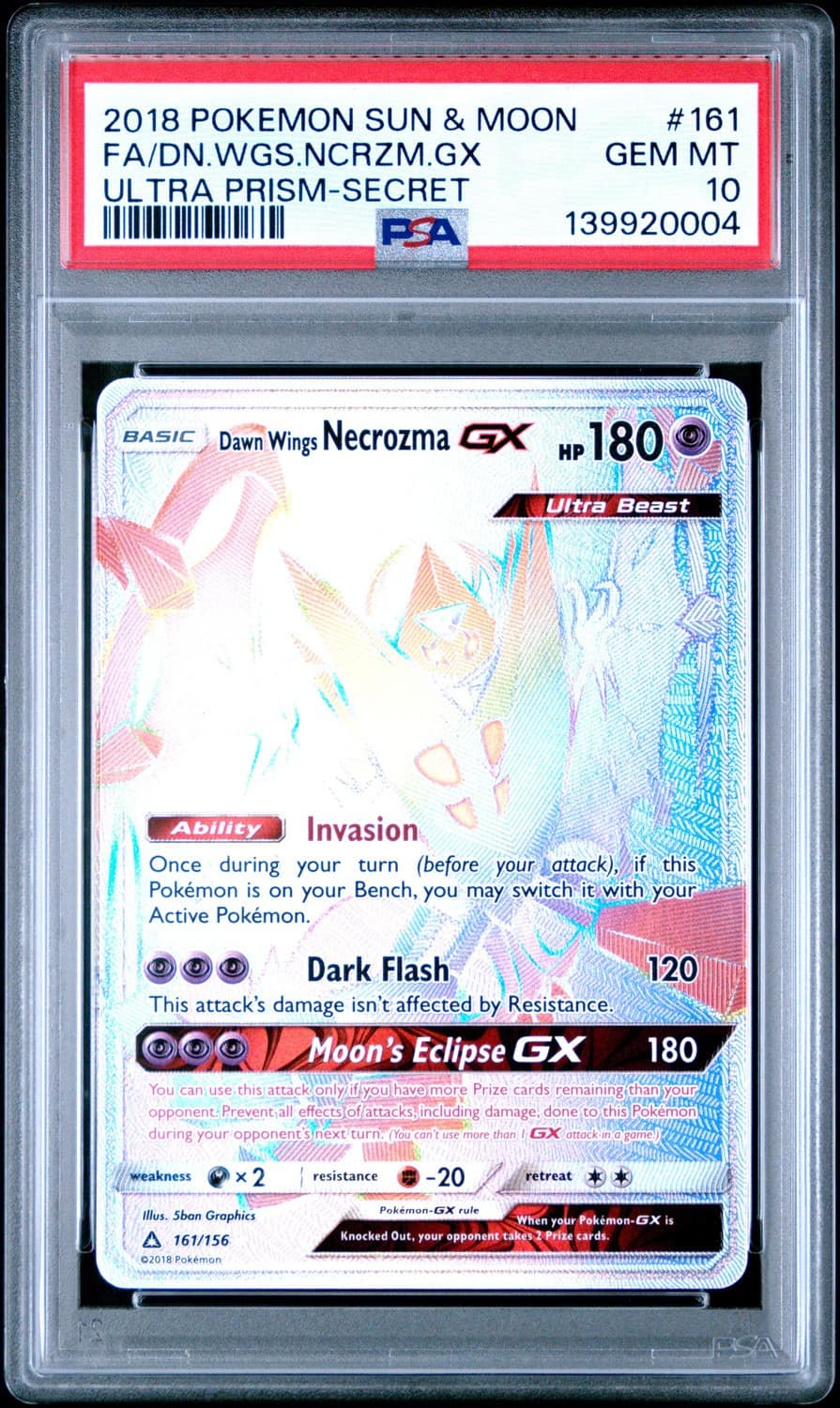 Dawn Wings Necrozma Gx