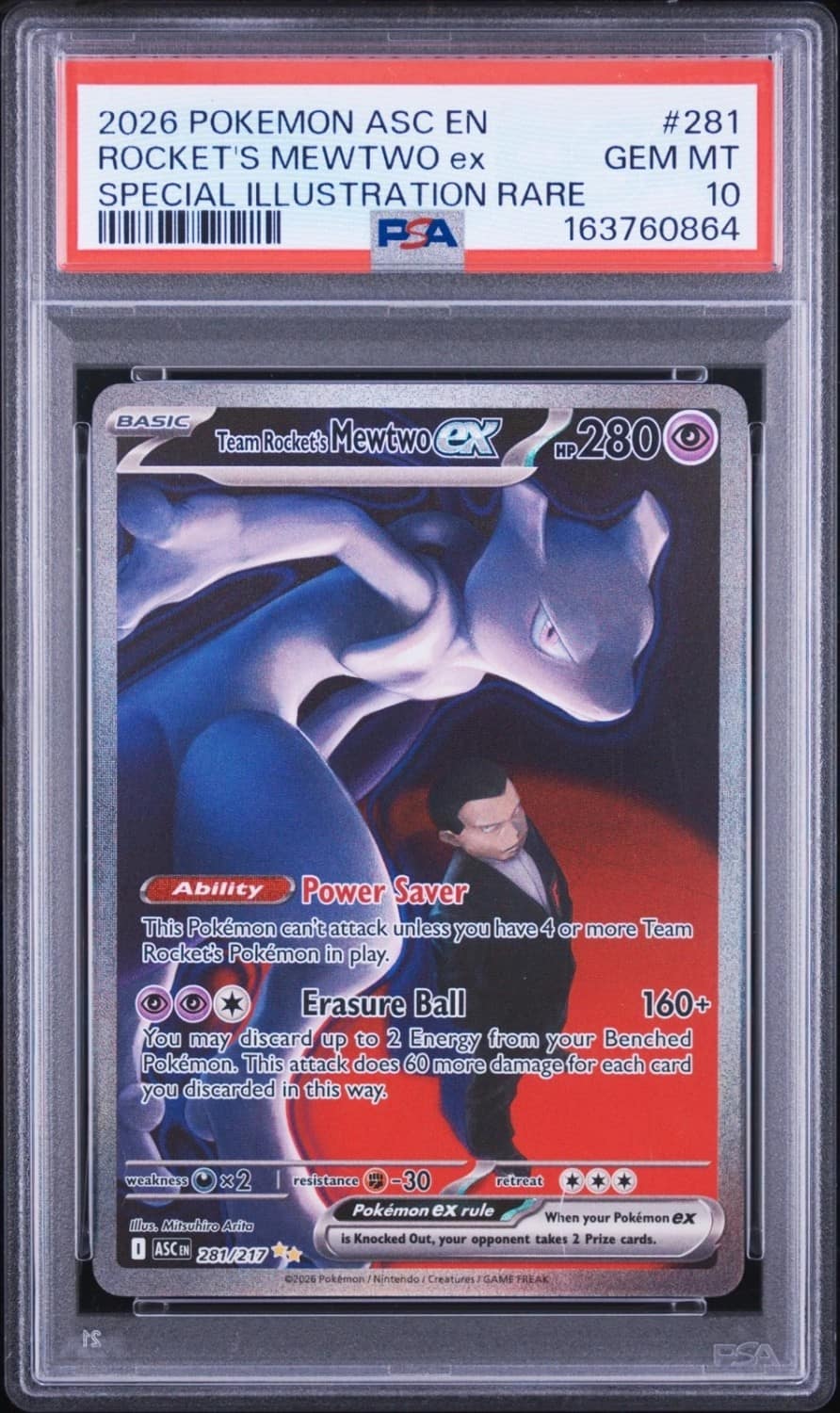 Rocket'S Mewtwo Ex