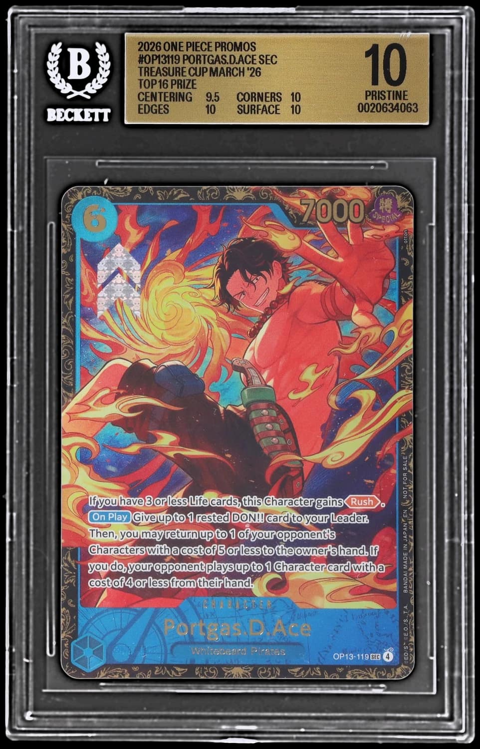 Portgas.d.ace /(treasure Cup March '26 Top 16 Prize)