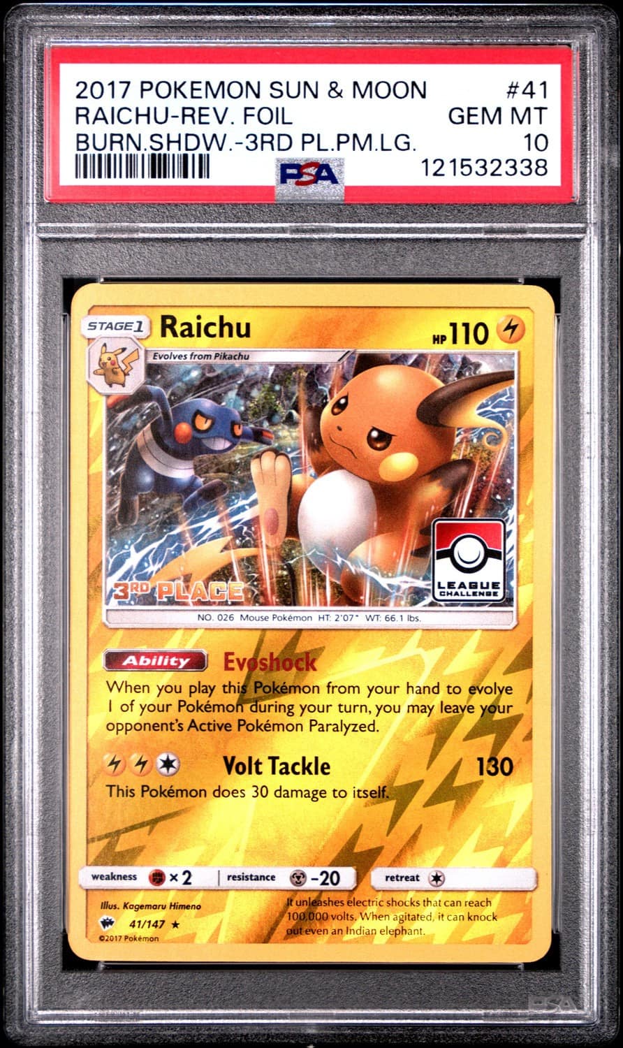 Raichu-Rev. Foil