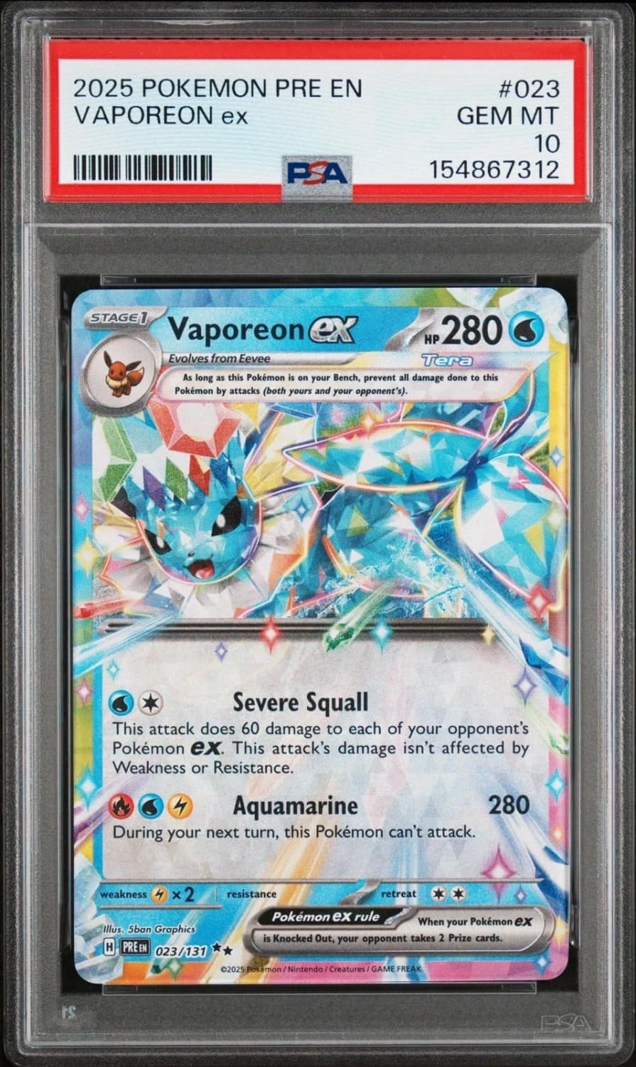 Vaporeon Ex