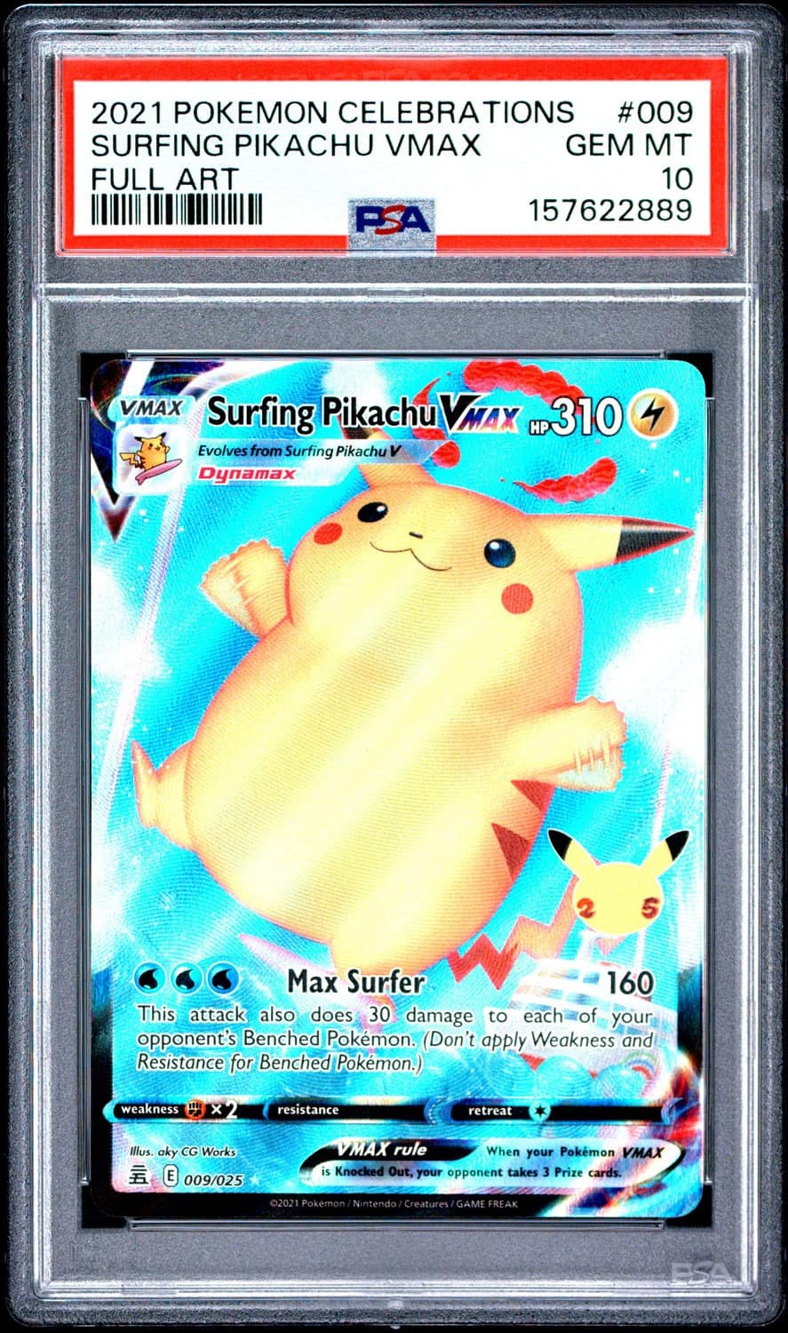 Surfing Pikachu Vmax
