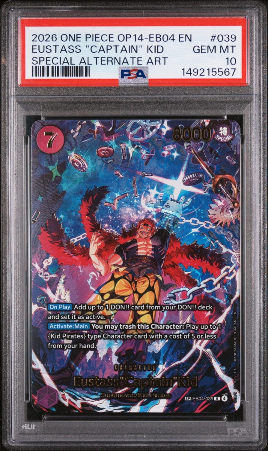 Eustass "captain" Kid