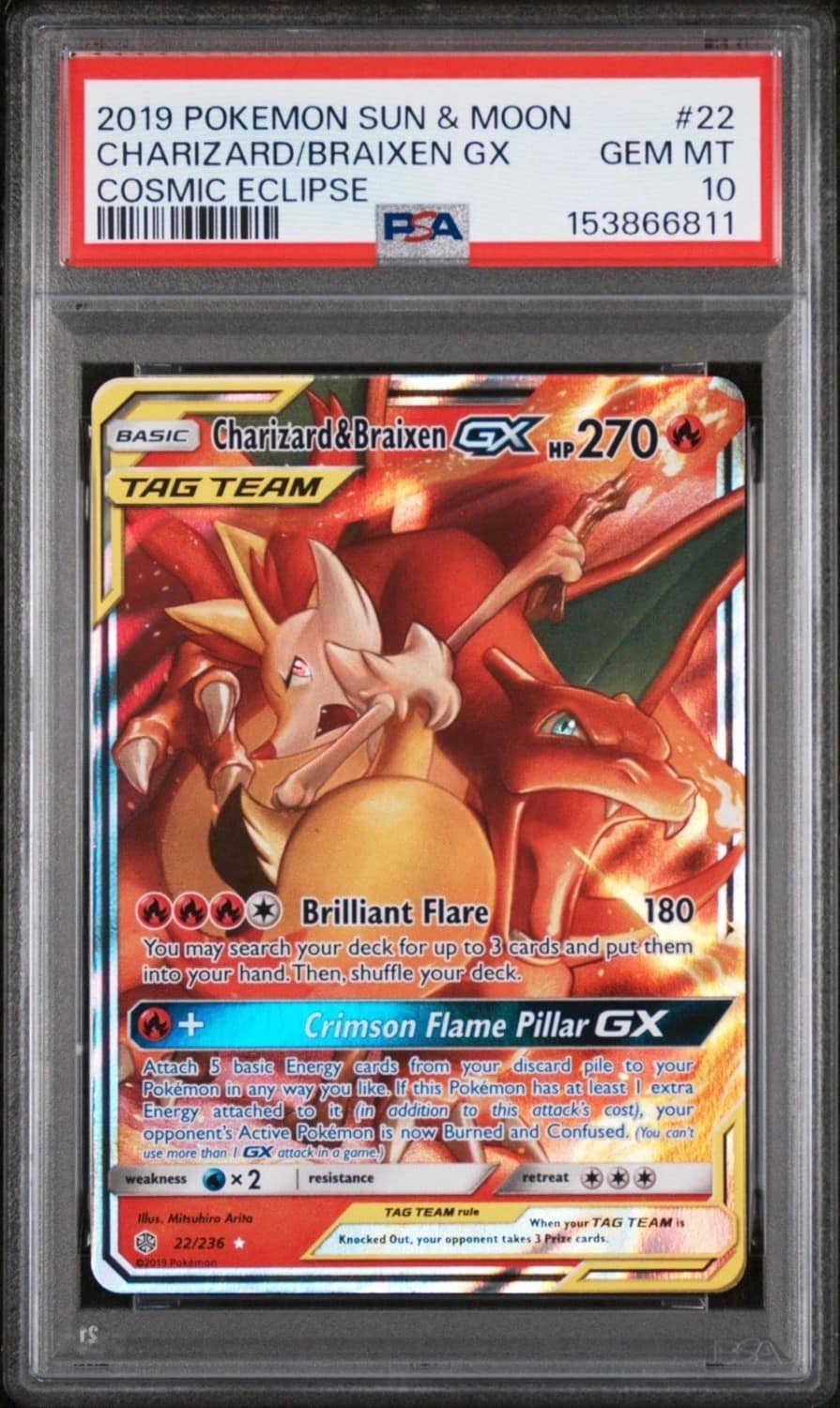 Charizard/braixen Gx