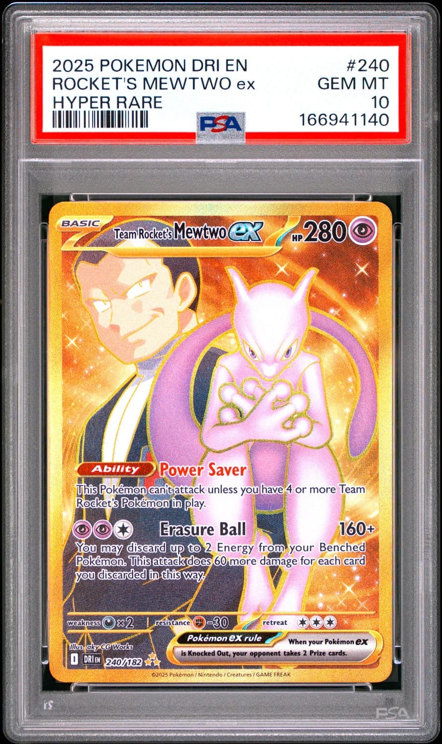 Rocket'S Mewtwo Ex