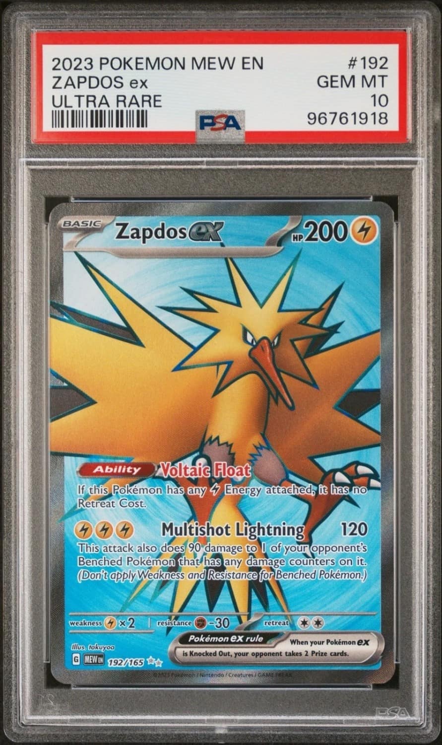 Zapdos Ex