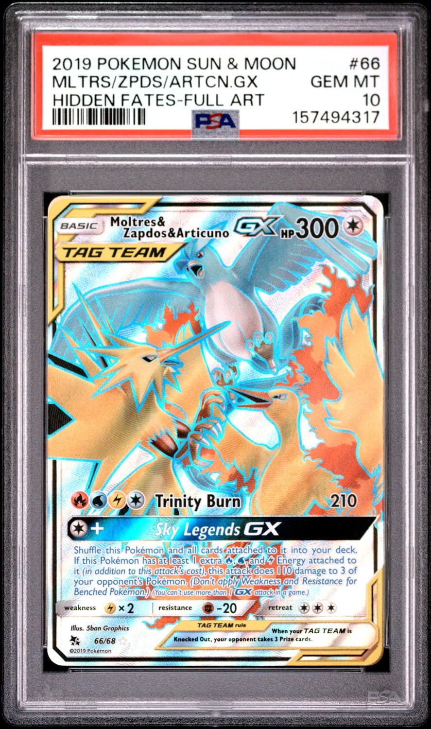 Moltres & Zapdos & Articuno Gx