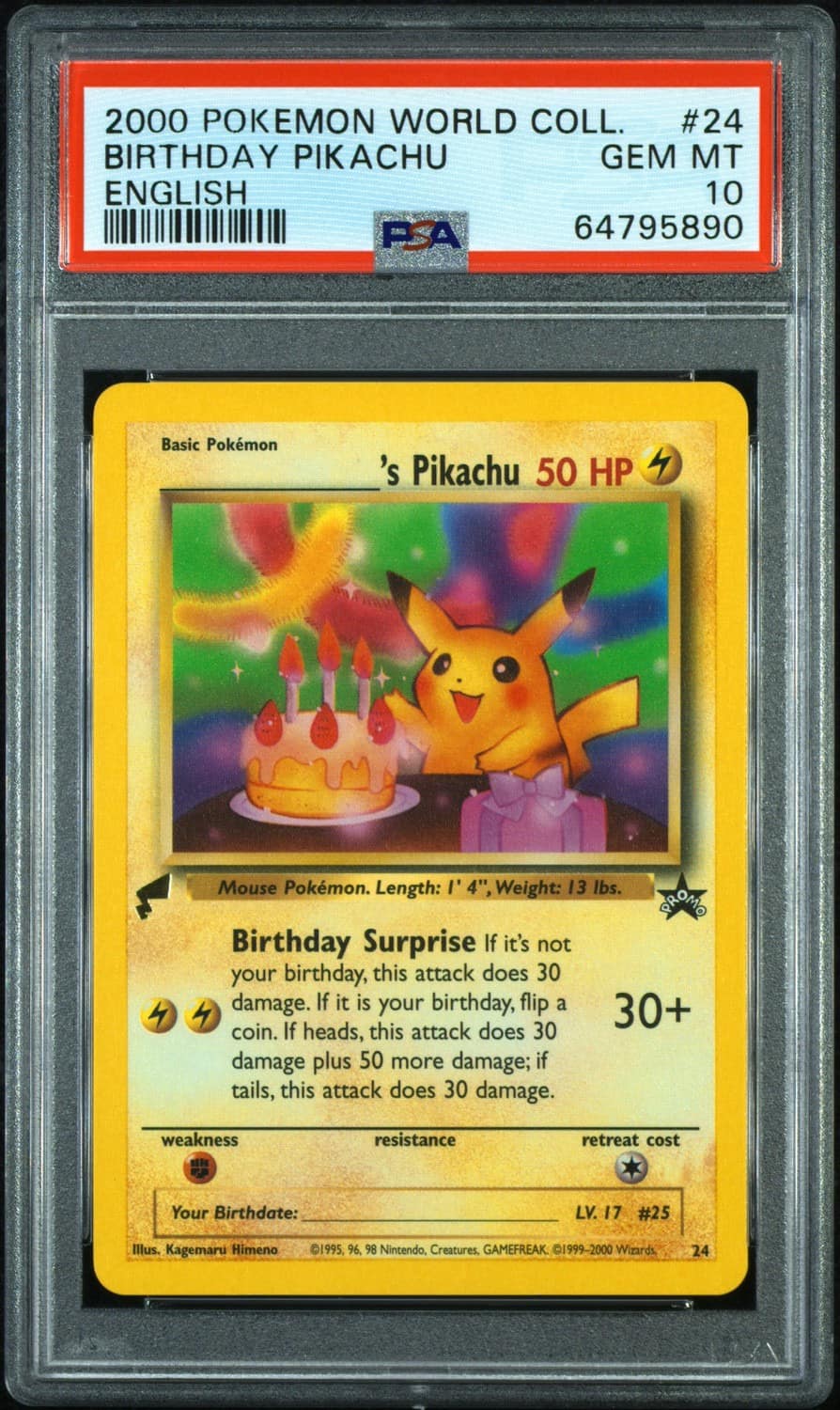 Birthday Pikachu