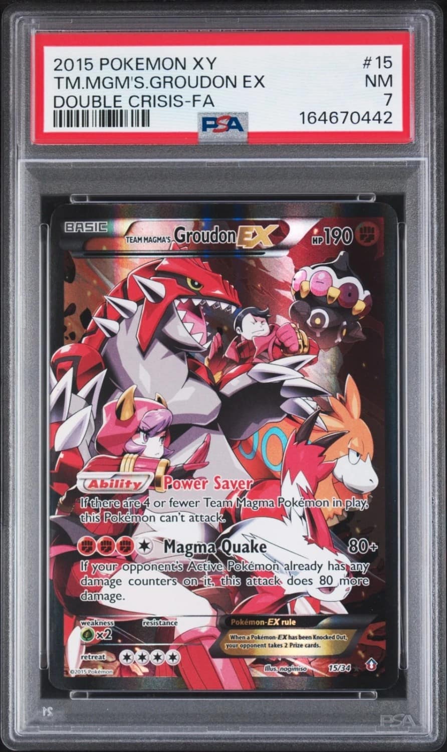 Team Magma'S Groudon Ex