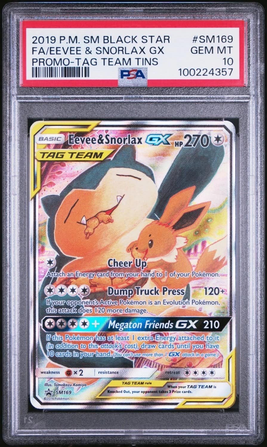 Eevee & Snorlax Gx