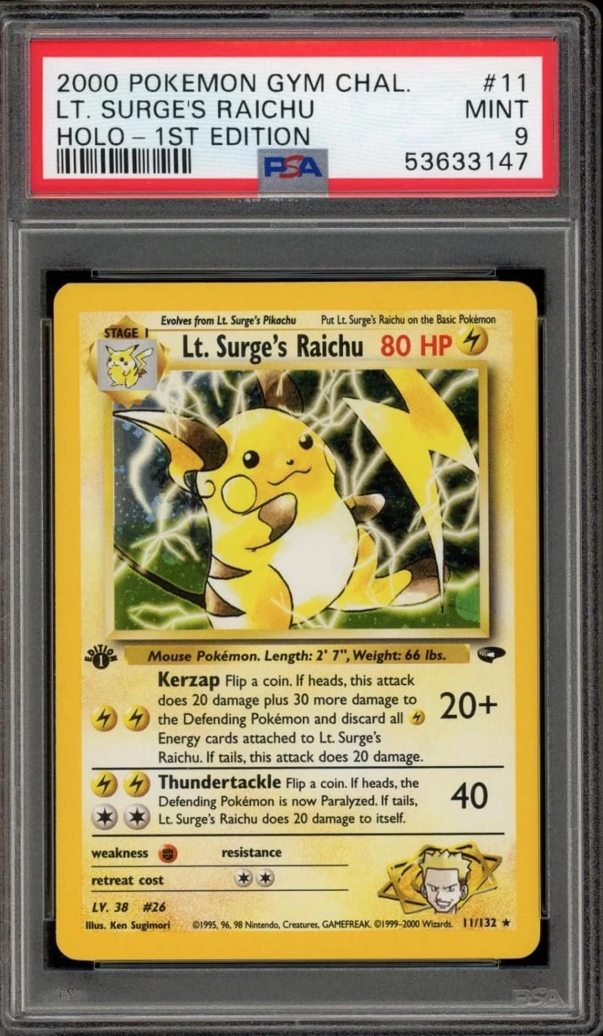 Lt. Surge'S Raichu