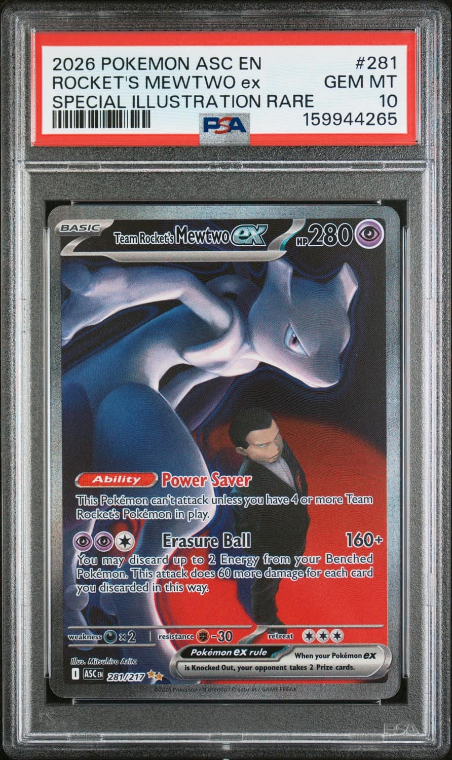 Rocket'S Mewtwo Ex