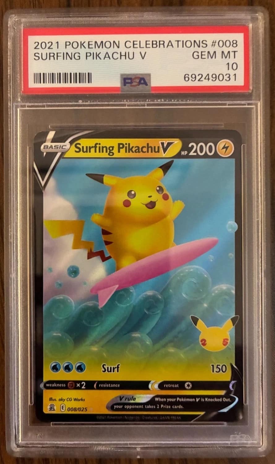 Surfing Pikachu V