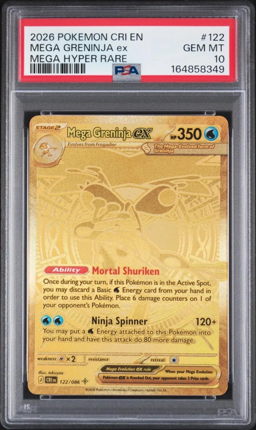 Mega Greninja Ex