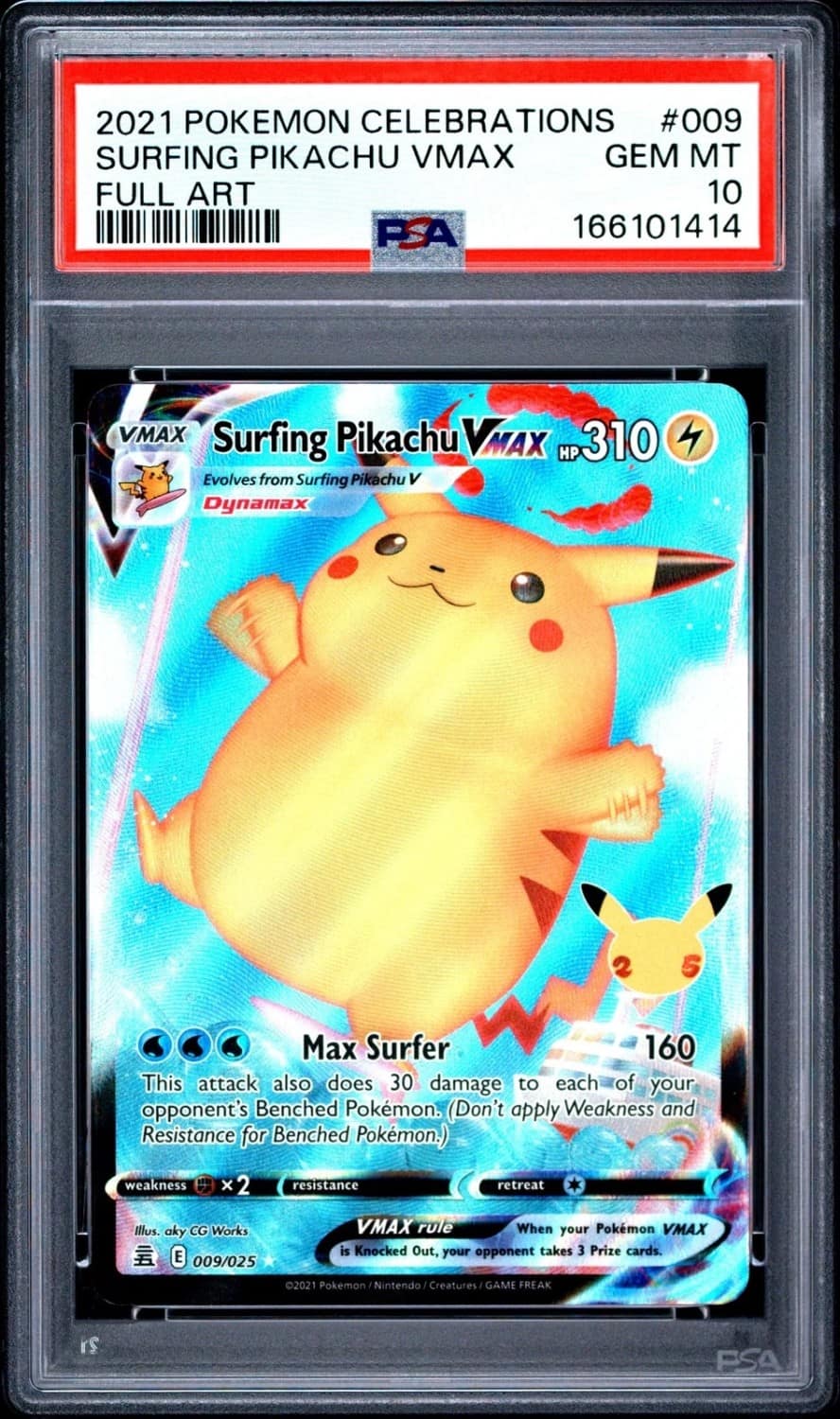 Surfing Pikachu Vmax