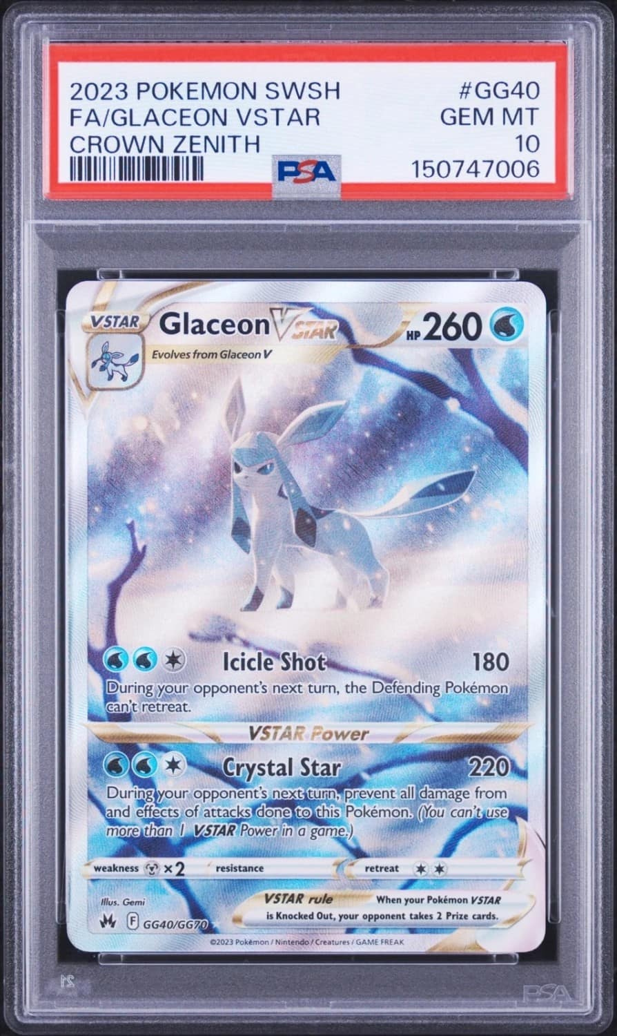 Glaceon Vstar
