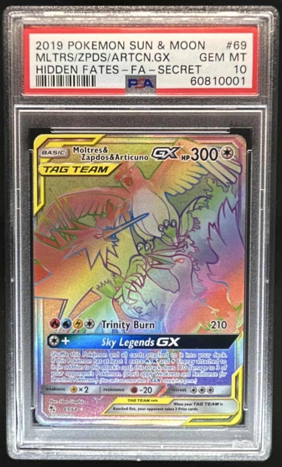Moltres & Zapdos & Articuno Gx