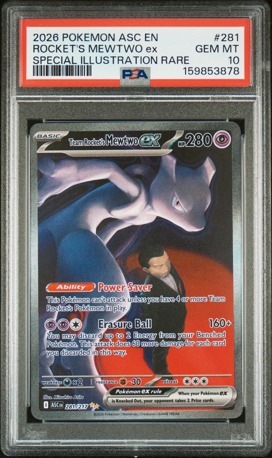 Rocket'S Mewtwo Ex