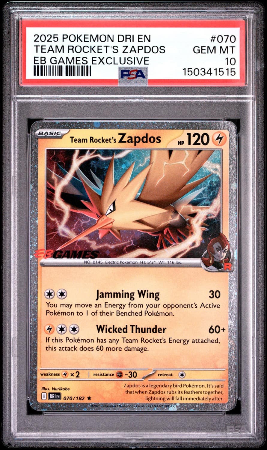 Team Rocket'S Zapdos