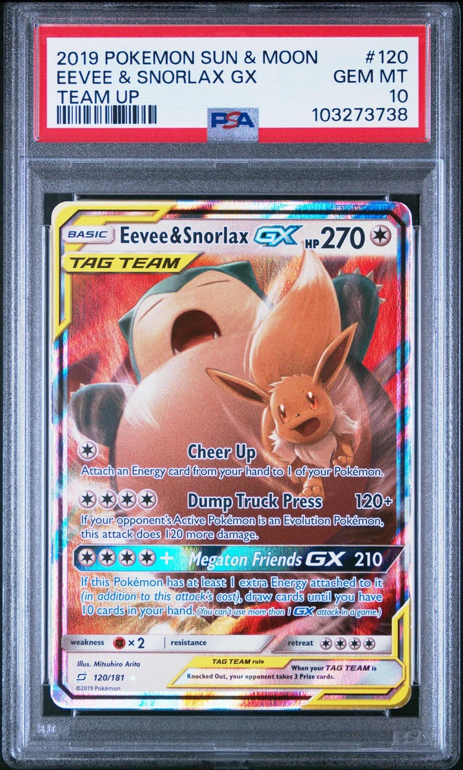 Eevee & Snorlax Gx