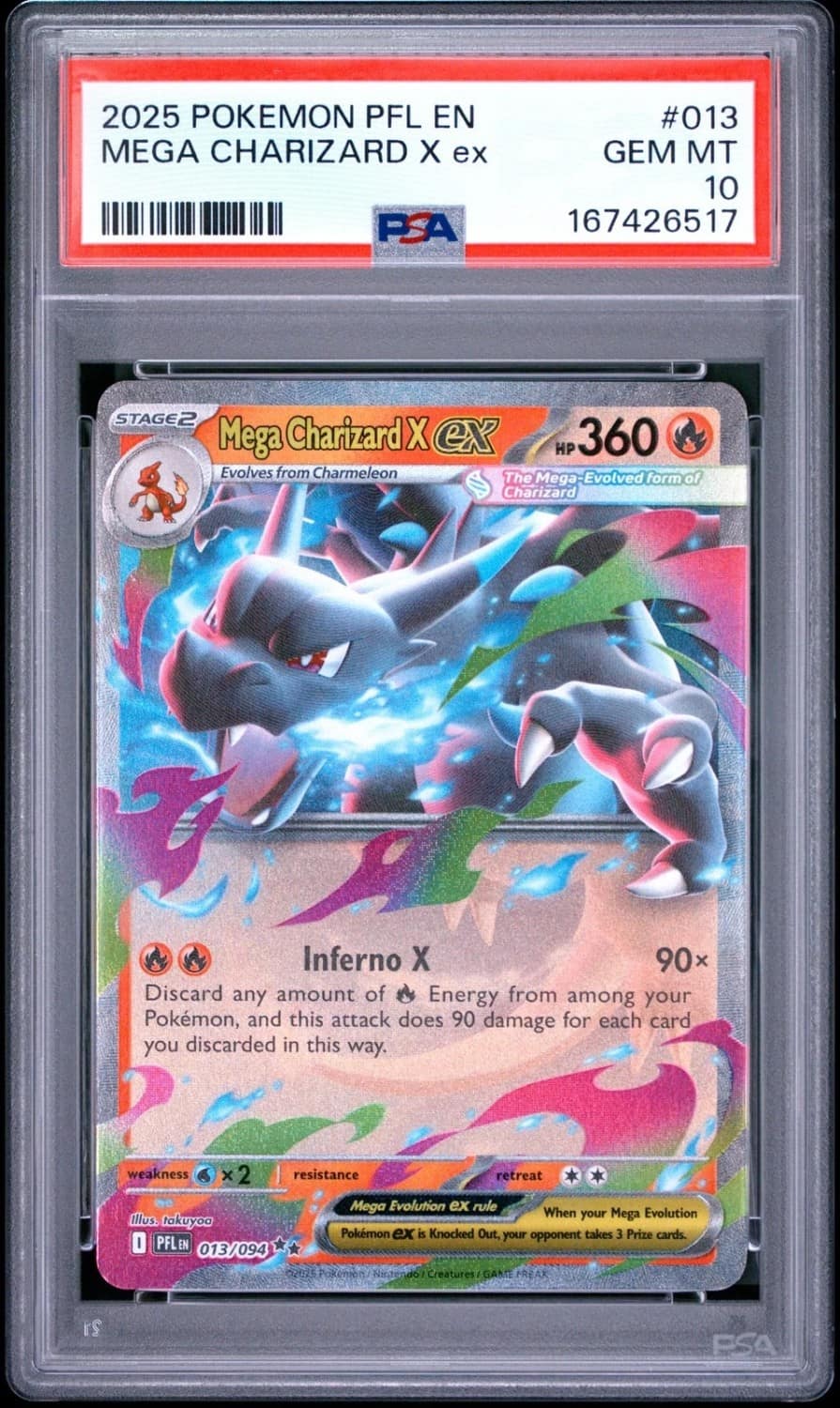 Mega Charizard X Ex