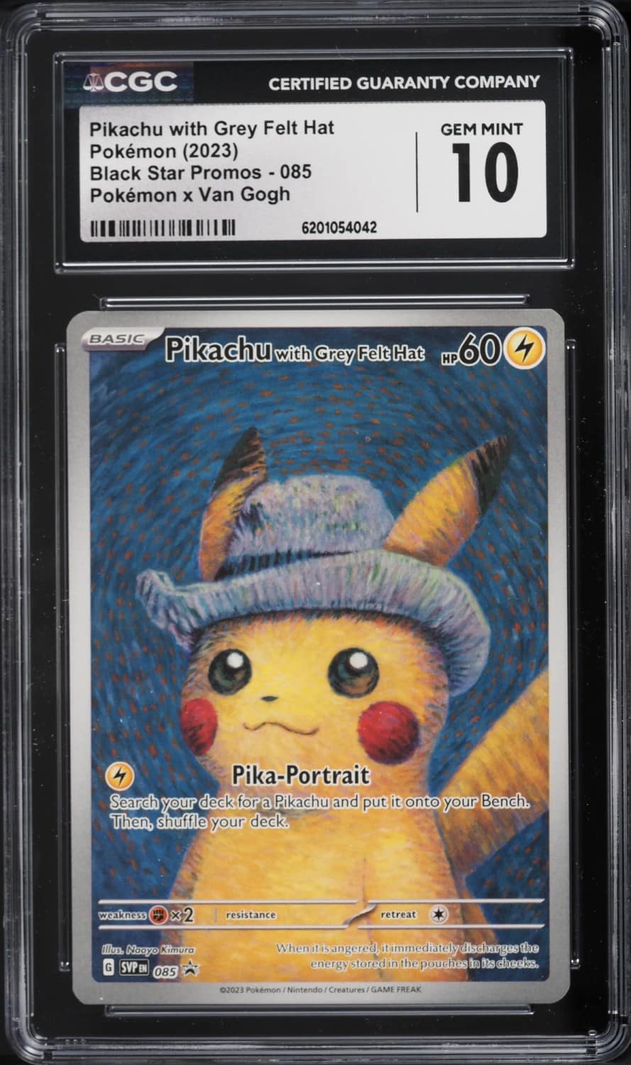Pikachu/grey Felt Hat