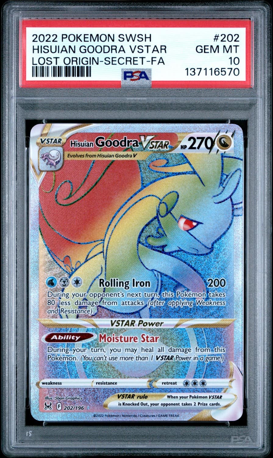 Hisuian Goodra Vstar